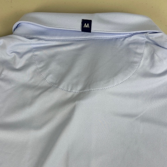 Mizzen+Main Versa SS Polo Sky Solid New with Tags - Picture 7 of 8